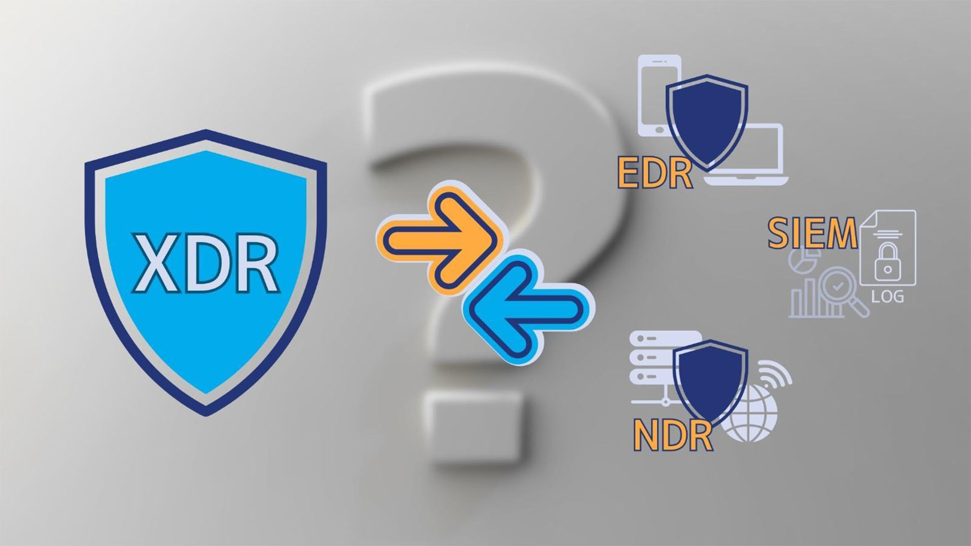 他のセキュリティ製品とXDRの役割の違い（EDR、SIEM、MDR、NDR