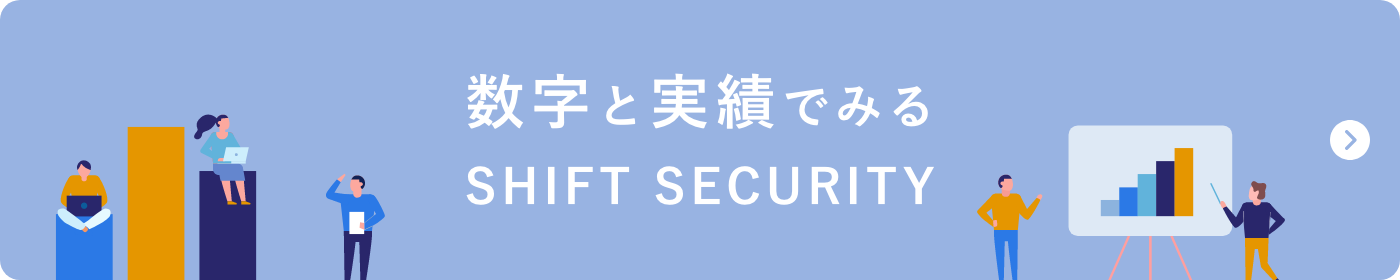 数字と実績でみるSHIFT SECURITY